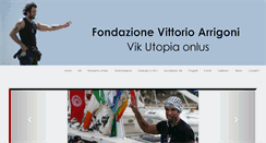 Desktop Screenshot of fondazionevikutopia.org